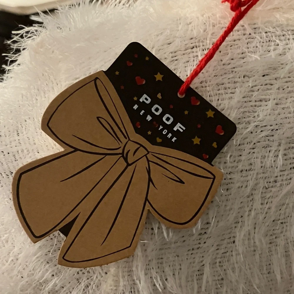 Poof! White Fuzzy Sweater with Silver Snowflake - Picture 5 of 7